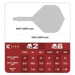 Target Japan K-Flex Motomu Sakai XENO integrované letky No2 a krátke násadky na šípky