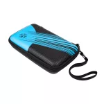 Puzdro na šípky Harrows Blaze Fire Pro 6, čierne, aqua