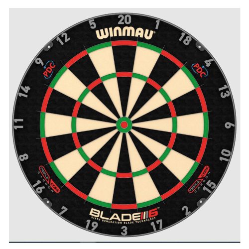 Sisalový terč Winmau BLADE 6 TRIPLE CORE, turnajová kvalita