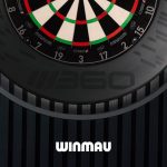 Kompletný šípkarský set s terčom Winmau Blade 360, surroundom, 2 setmi šípok, štartovacia čiarou a v