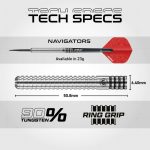 Kompletný šípkarský set s terčom Winmau Blade 360, surroundom, 2 setmi šípok, štartovacia čiarou a v