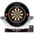 Kompletný šípkarský set s terčom Winmau Blade 6 Triple Core, čierny surroundom, 2 sety šípok, štarto