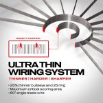 Kompletný šípkarský set s terčom Winmau Blade 6 Triple Core, čierny surroundom, 2 sety šípok, štarto