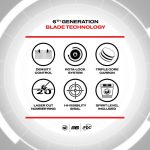 Kompletný šípkarský set s terčom Winmau Blade 6 Triple Core, čierny surroundom, 2 sety šípok, štarto