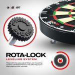 Kompletný šípkarský set s terčom Winmau Blade 6, sivým surroundom, 2 sety šípok, štartovacia čiara a