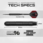 Kompletný šípkarský set s terčom Winmau Blade 6, sivým surroundom, 2 sety šípok, štartovacia čiara a