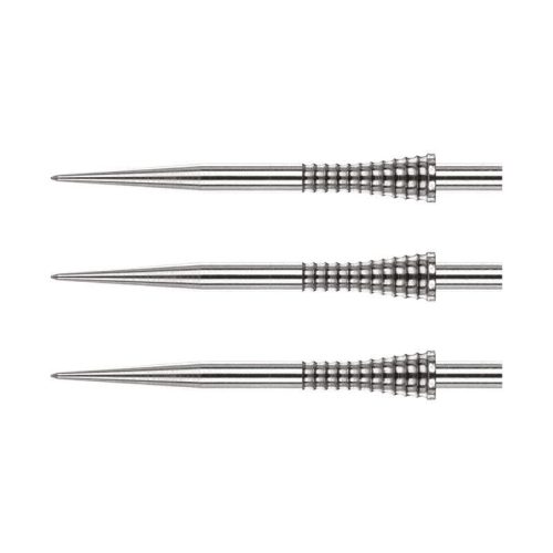 Hroty na šípky Red Dragon Raptor 35mm, strieborné - 3ks