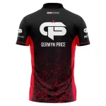 Originálny dres Red Dragon Gerwyn Price Iceman Inferno Tour červený, veľkosť M