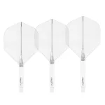 Red Dragon Nitro Flite priesvitné bílé, standard letky a stredné násadky