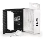 Red Dragon Nitro Flite priesvitné bílé, standard letky a stredné násadky