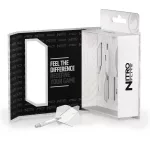 Red Dragon Nitro Flite priesvitné biele, štandardné letky a dlhé násadky