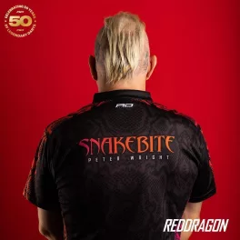   Dres Red Dragon Peter Wright 50 Year Limited Edition Tour Polo veľkosť S