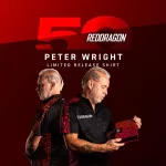 Dres Red Dragon 50 Year Limited Edition, Peter Wright – veľkosť XXL