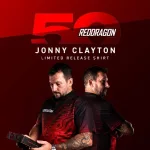 Dres Red Dragon 50 Year Limited Edition, Jonny Clayton – veľkosť L