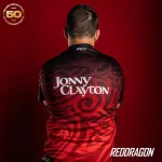 Dres Red Dragon 50 Year Limited Edition, Jonny Clayton – veľkosť XL