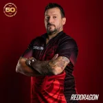 Dres Red Dragon 50 Year Limited Edition, Jonny Clayton – veľkosť XXXL