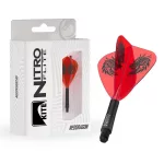 Red Dragon Nitro Flite Jonny Clayton integrované Kite letky a stredné násadky na šípky
