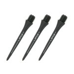 Konverzné karbonové hroty na šípky L-Style Hard Lip Points Carbon čierne 30mm, závit 2BA, 6ks