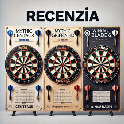  Porovnanie sisalových terčov na šípky 2025: Mythic Centaur, Griffin HD a Winmau Blade 6
