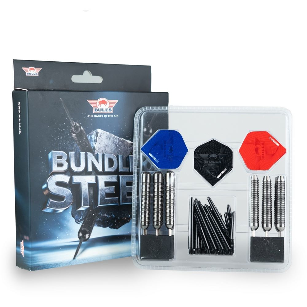 Šípky steel Bull's Bundle of Steel 4x sada šípok