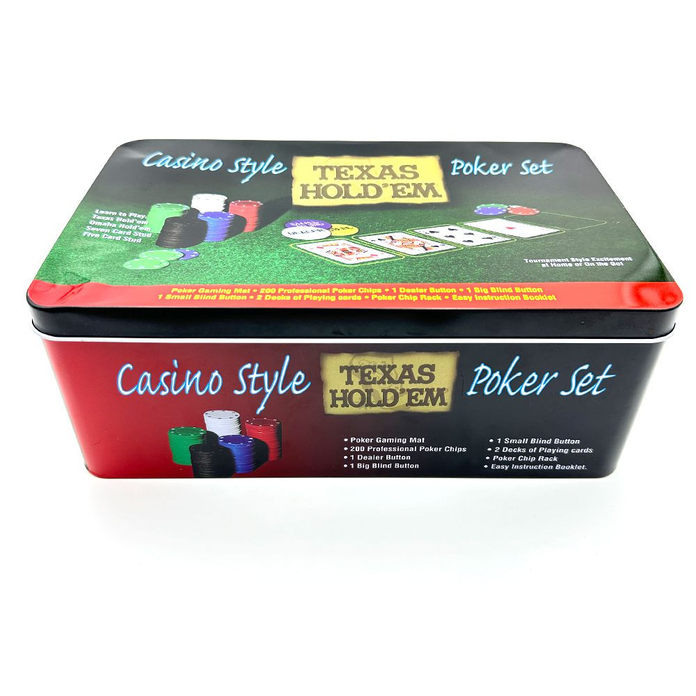 ProZona Poker set Style Texas Hold'Em 200 ks žetónov
